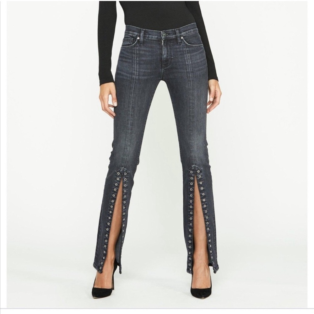 EUC Hudson Split Nico Straight Leg Jeans Size 27